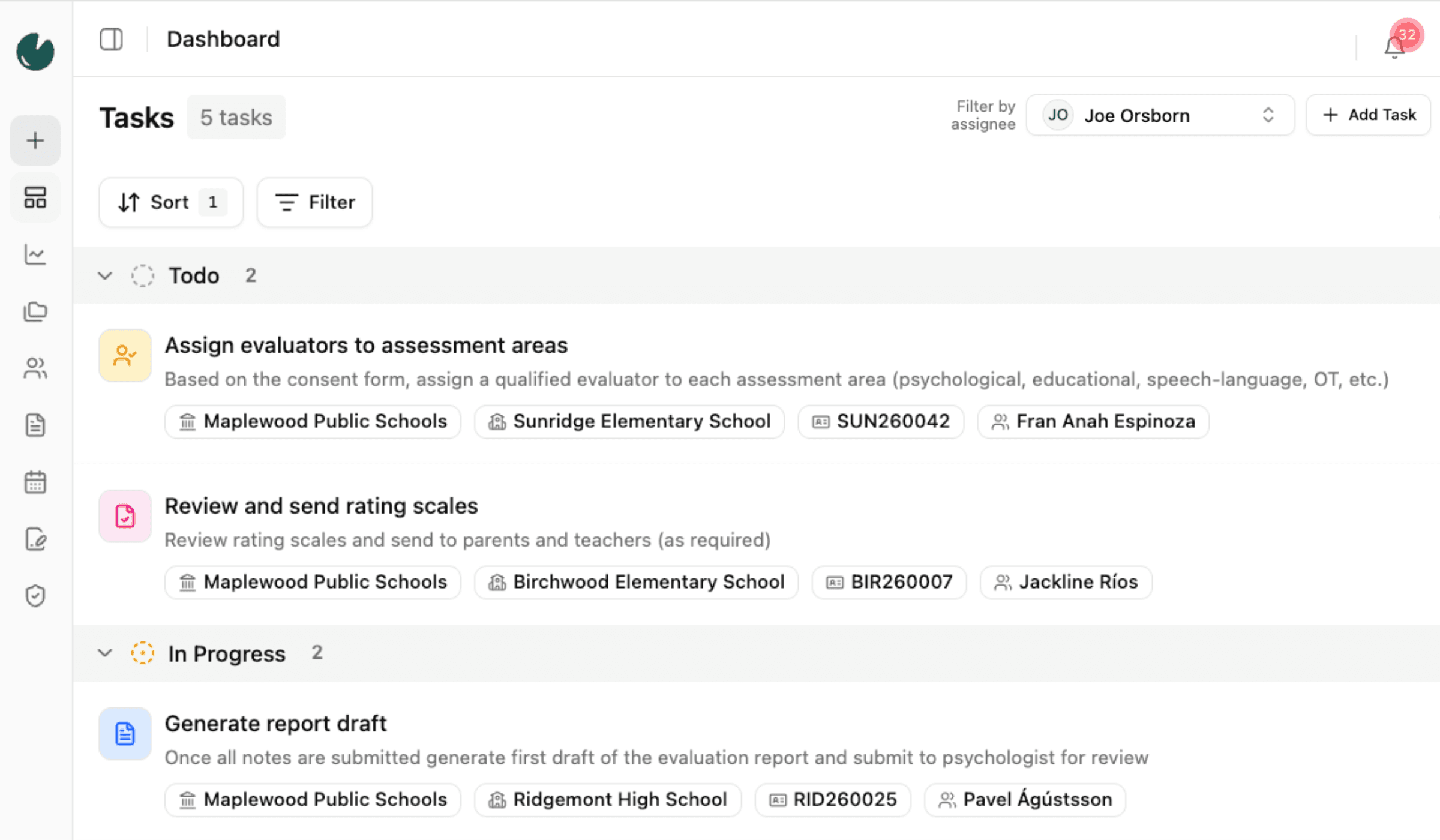 Workflow automation screenshot